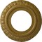 Ekena Millwork Claremont Ceiling Medallion (Fits Canopies up to 5 5/8"), Hand-Painted Gold, 9"OD x 4 1/2"ID x 1/2"P CM09CLGLS - alternate 1